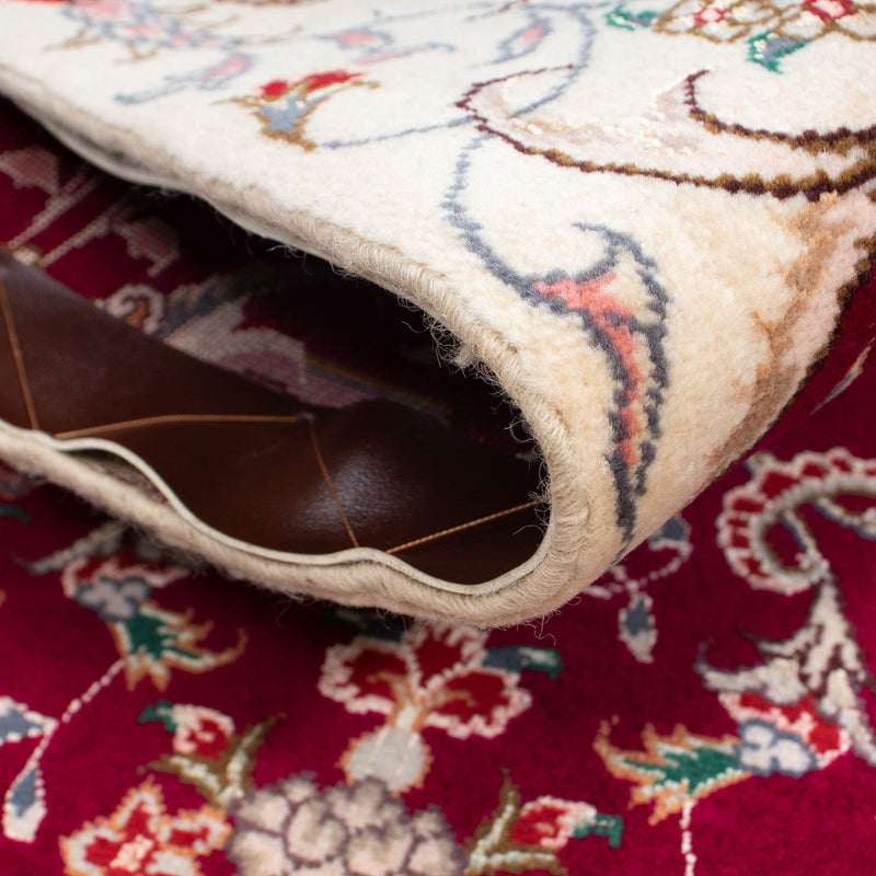 Perserteppich - Täbriz - Royal 90 x 60 cm - dunkelrot