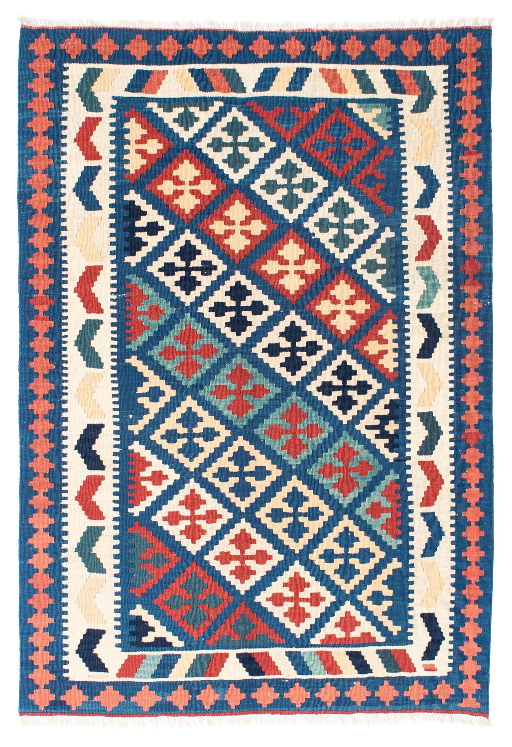 Kelim Teppich - Oriental 170 x 128 cm - blau