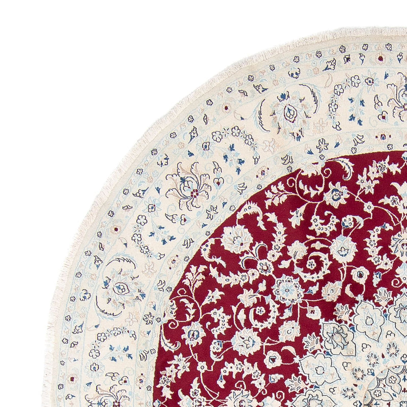 Perserteppich - Nain 295 x 295 cm - dunkelrot