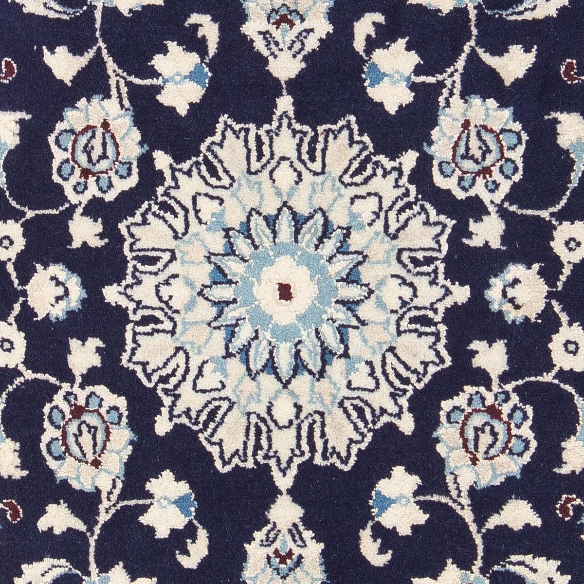 Perserteppich - Nain - Royal 87 x 60 cm - dunkelblau