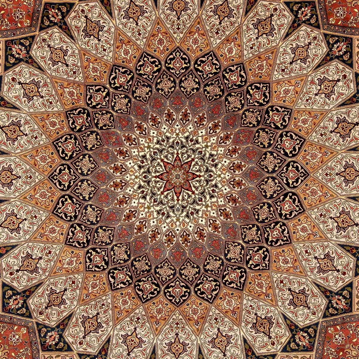 Perserteppich - Täbriz - Royal 351 x 253 cm Teppich Wohnzimmer