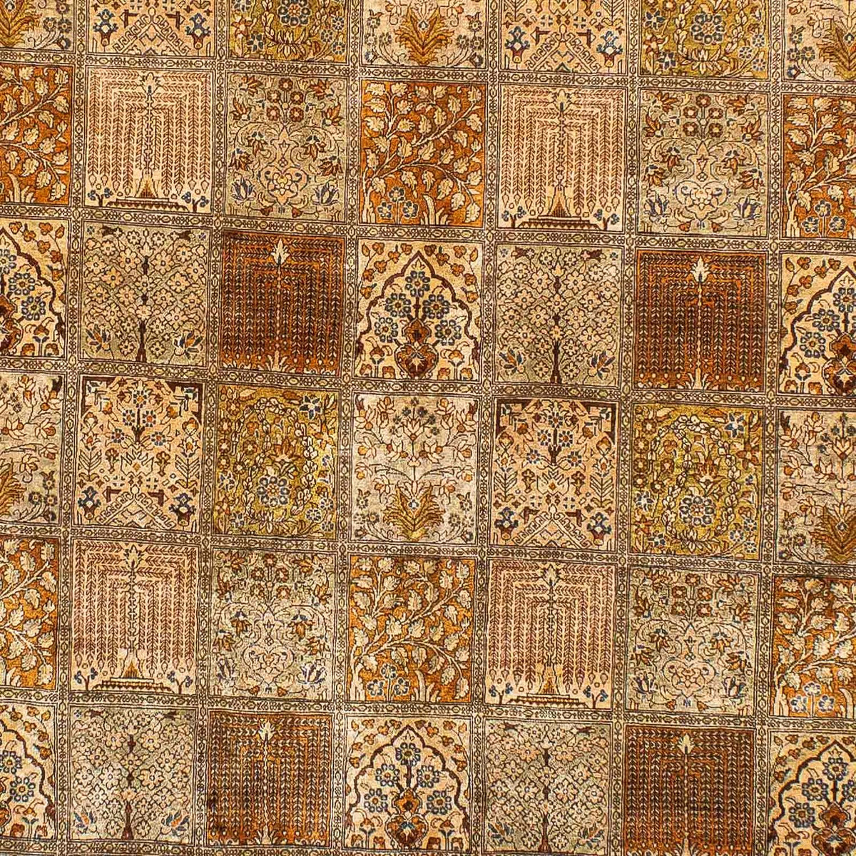 Seidenteppich - Ghom Seide - Premium 200 x 132 cm Teppichbrücke