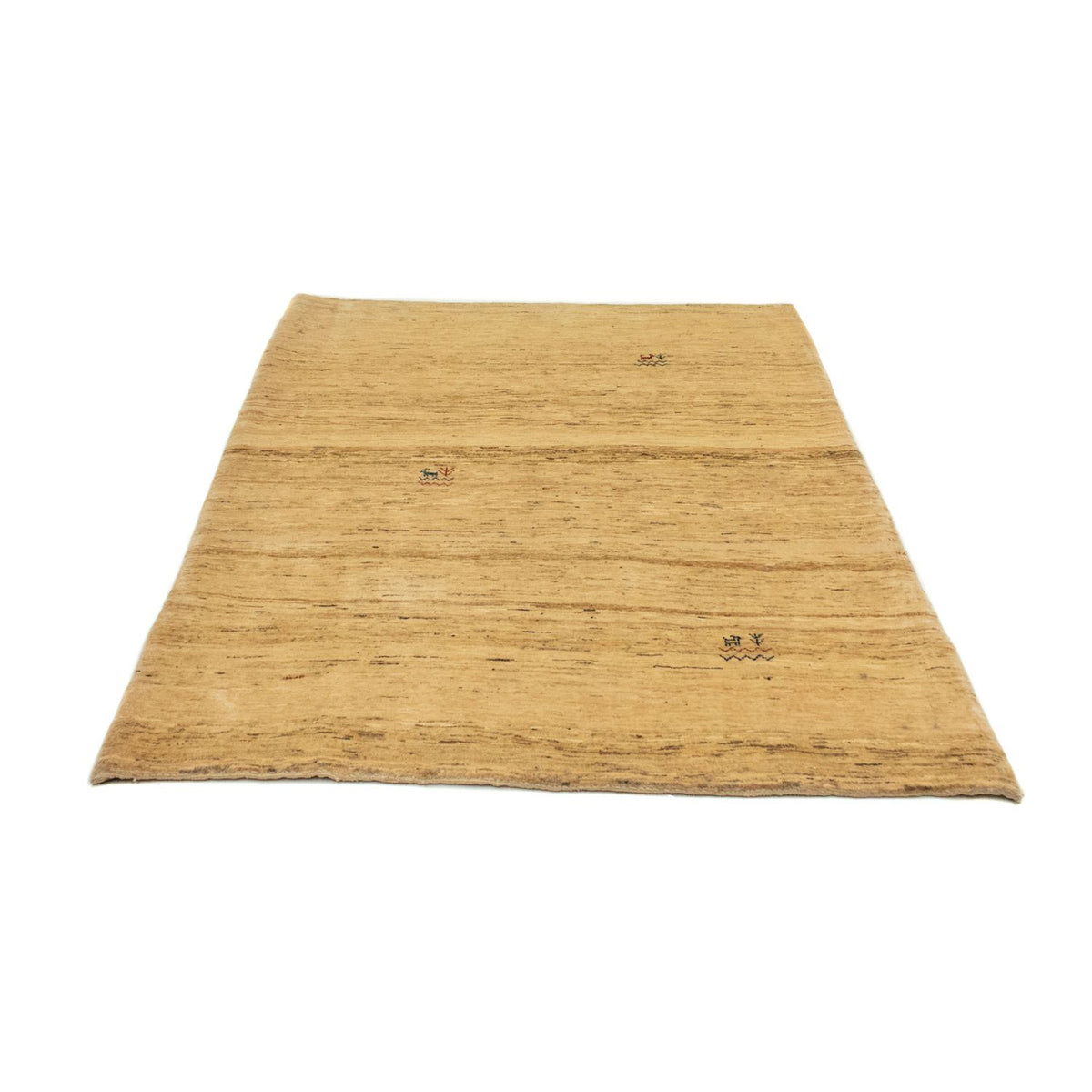 Gabbeh Teppich - Perser 167 x 124 cm - gold