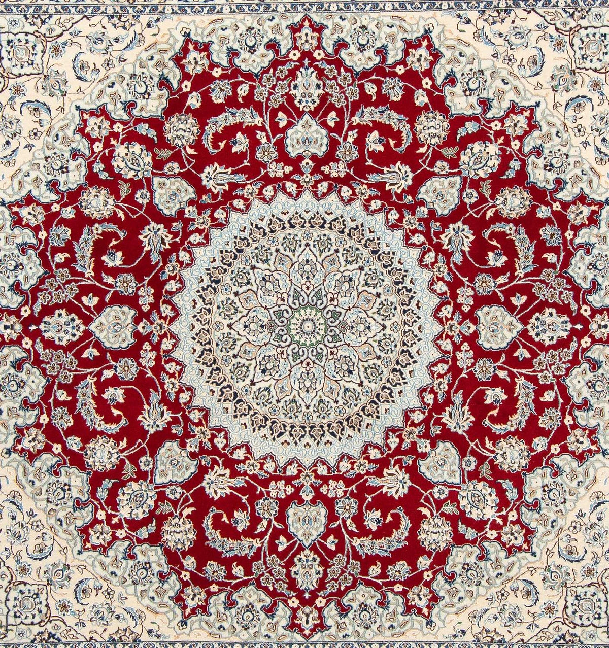 Perserteppich - Nain - Premium 205 x 197 cm Teppich Quadratisch