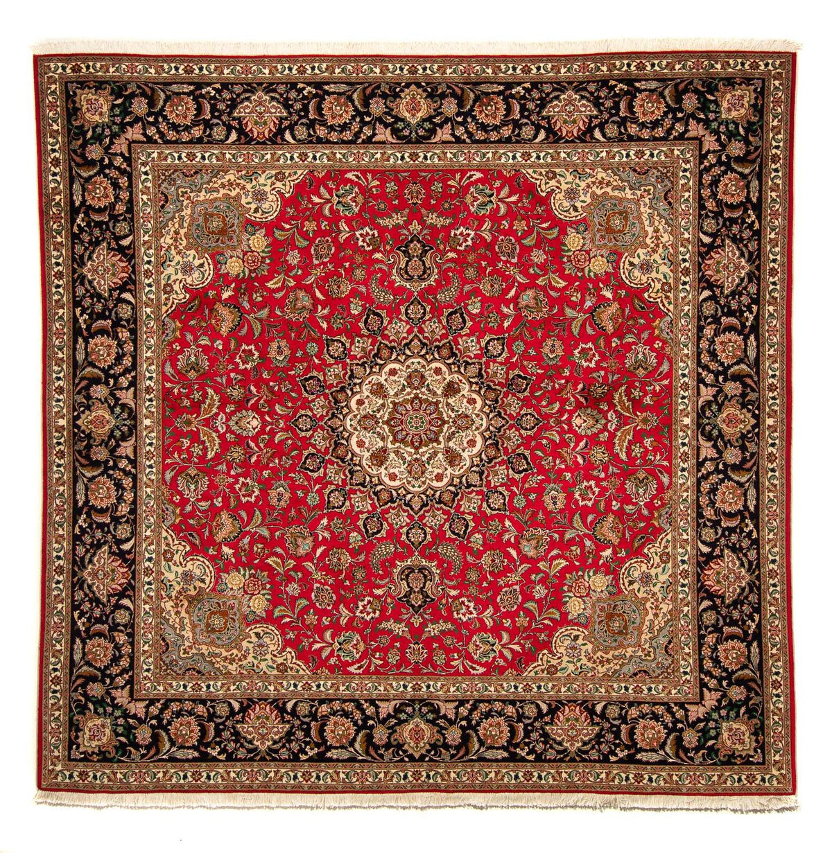 Perserteppich - Täbriz - Royal 251 x 251 cm Teppich Quadratisch