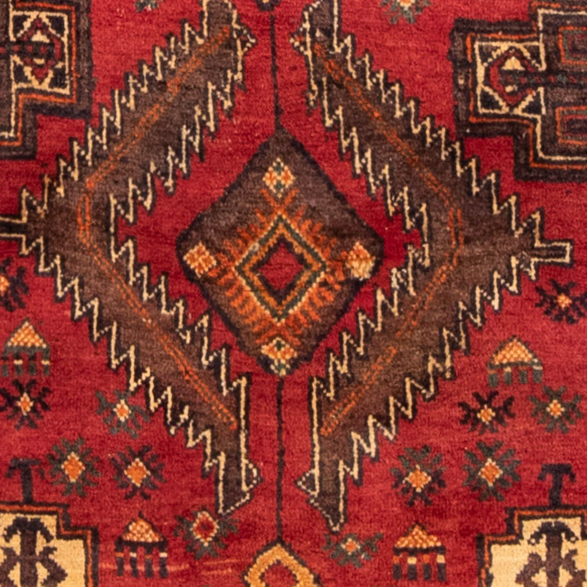 Belutsch Teppich 237 x 103 cm - rot