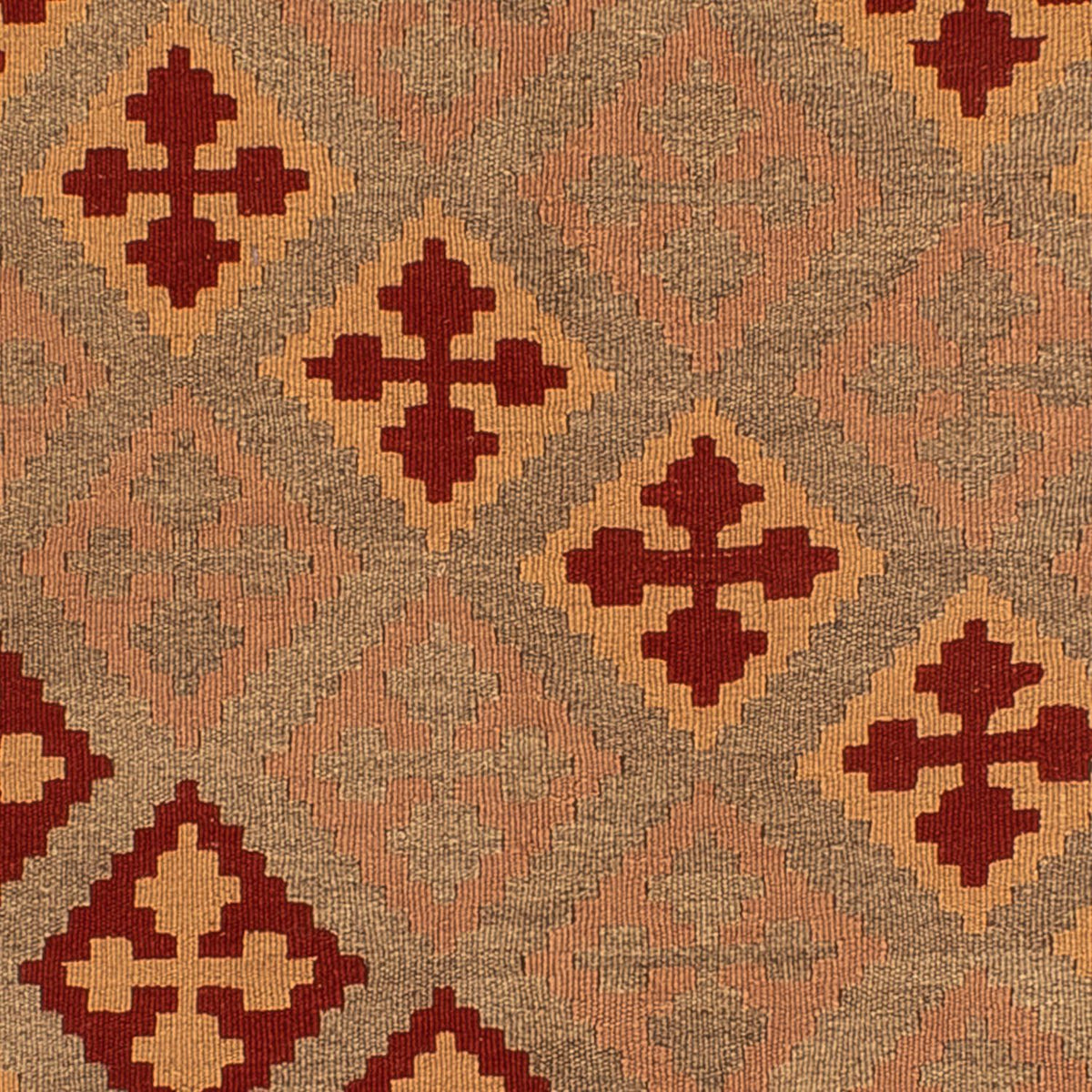 Kelim Teppich - Oriental 165 x 161 cm - dunkelrot