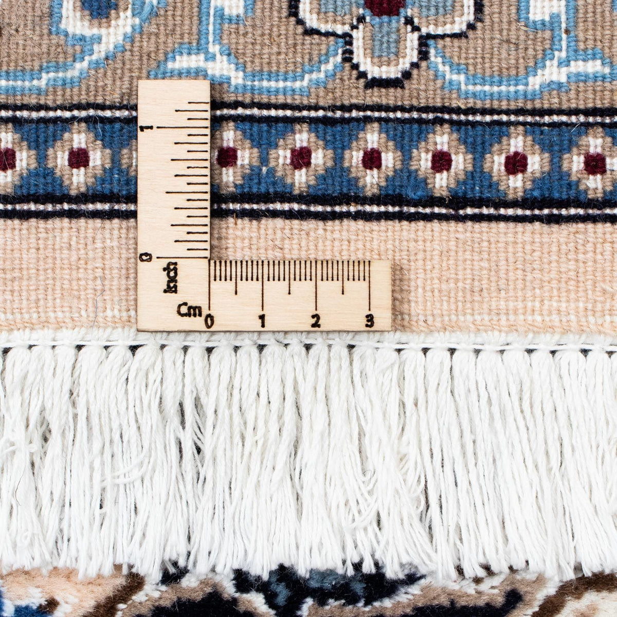 Perserteppich - Nain - Royal 305 x 201 cm - seeblau