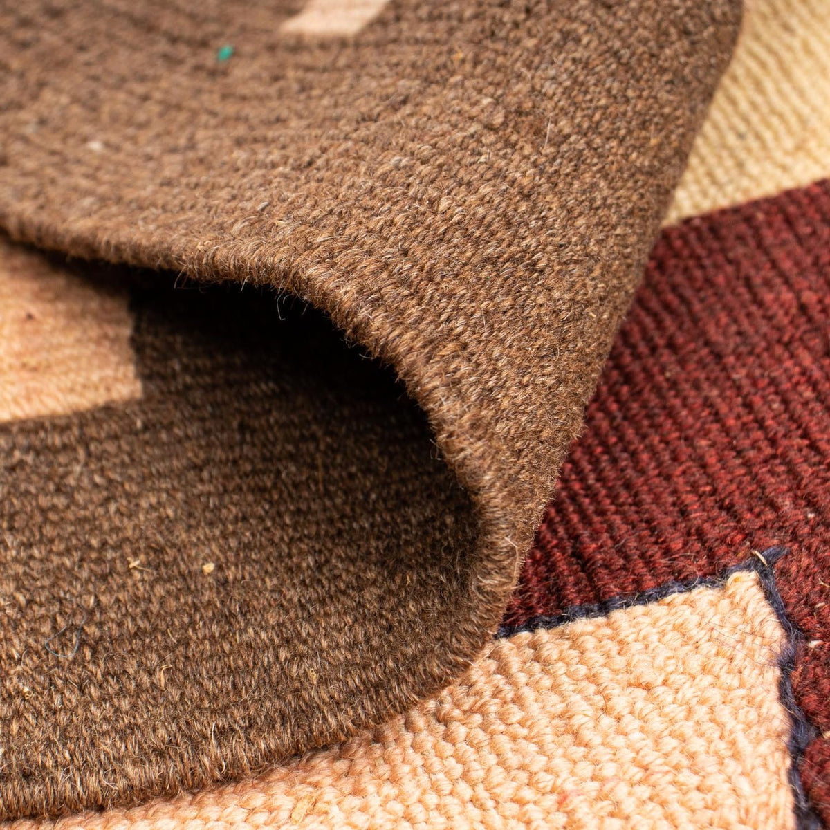 Kelim Teppich - Oriental 158 x 120 cm - hellbraun