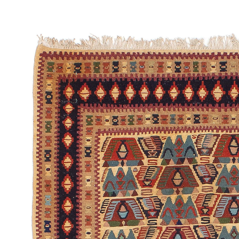 Kelim Teppich - Oriental 158 x 108 cm - hellbraun