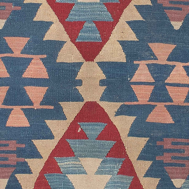 Kelim Teppich - Oriental 160 x 115 cm - blau