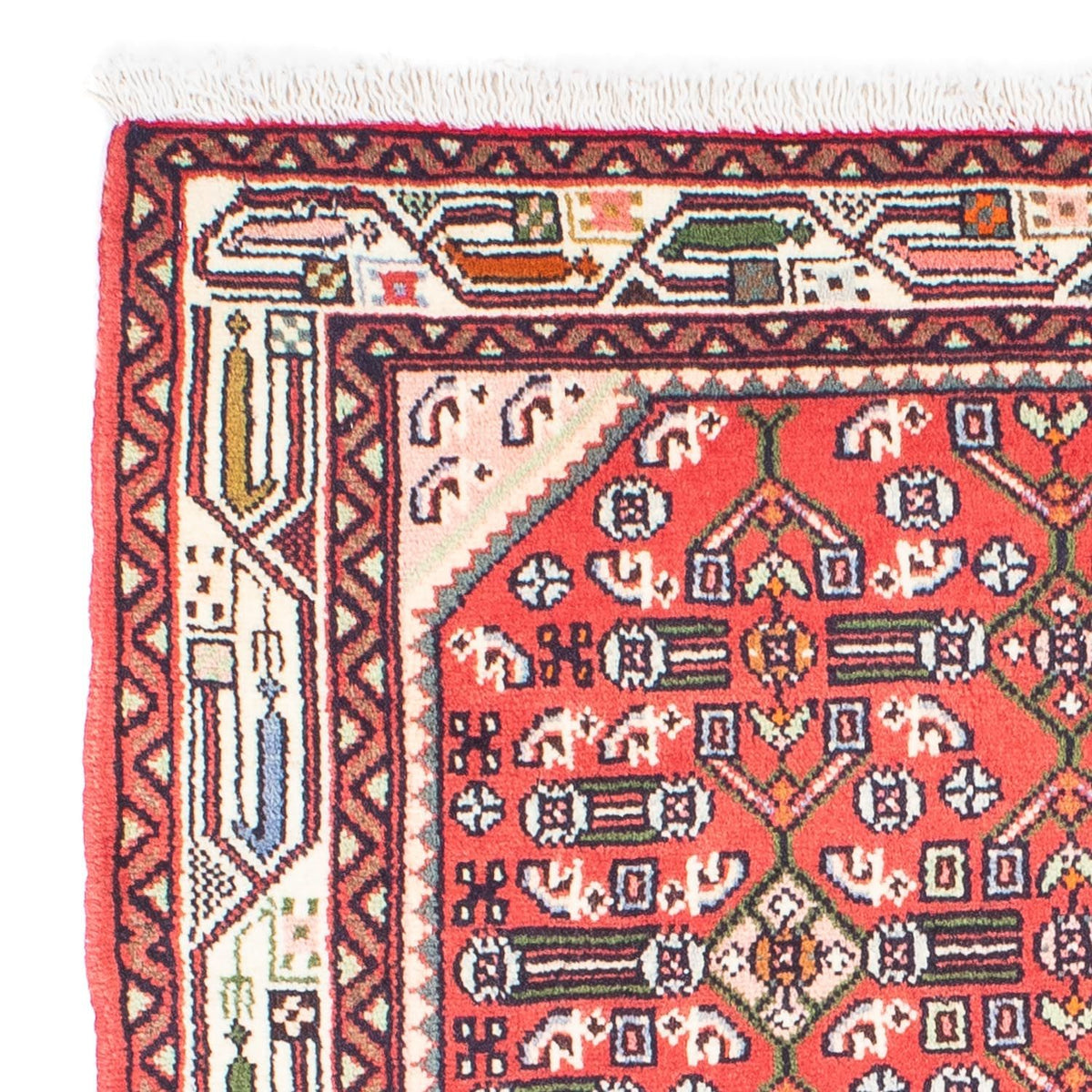 Perserteppich - Nomadic 148 x 102 cm - rot