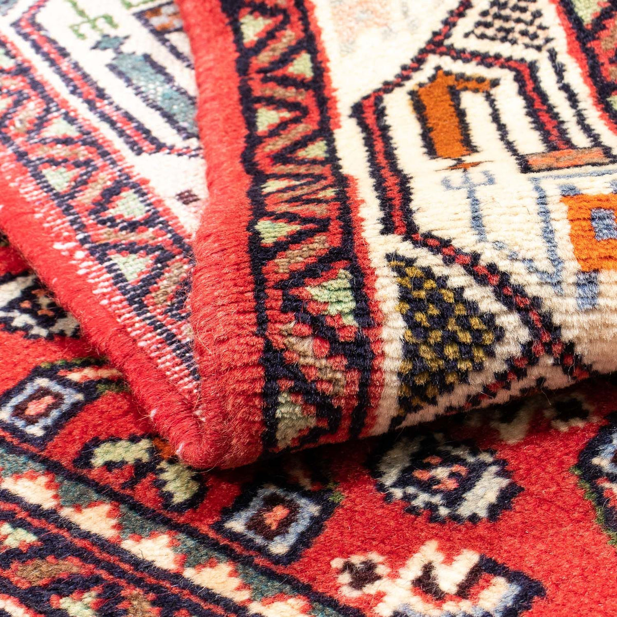 Perserteppich - Nomadic 148 x 102 cm - rot