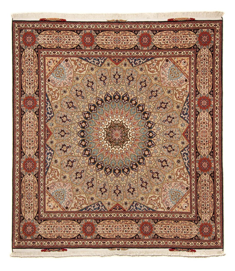 Perserteppich - Täbriz - Royal 206 x 204 cm Quadratischer Teppich