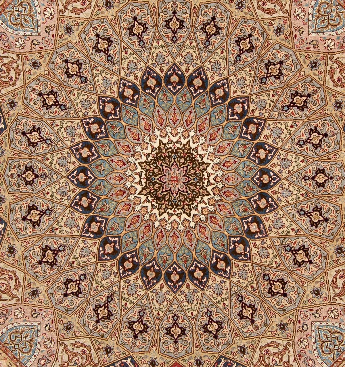 Perserteppich - Täbriz - Royal 206 x 204 cm Quadratischer Teppich