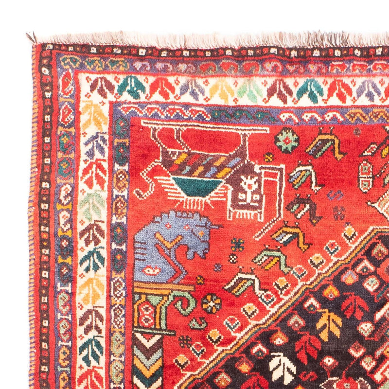 Perserteppich - Nomadic 153 x 120 cm - rot