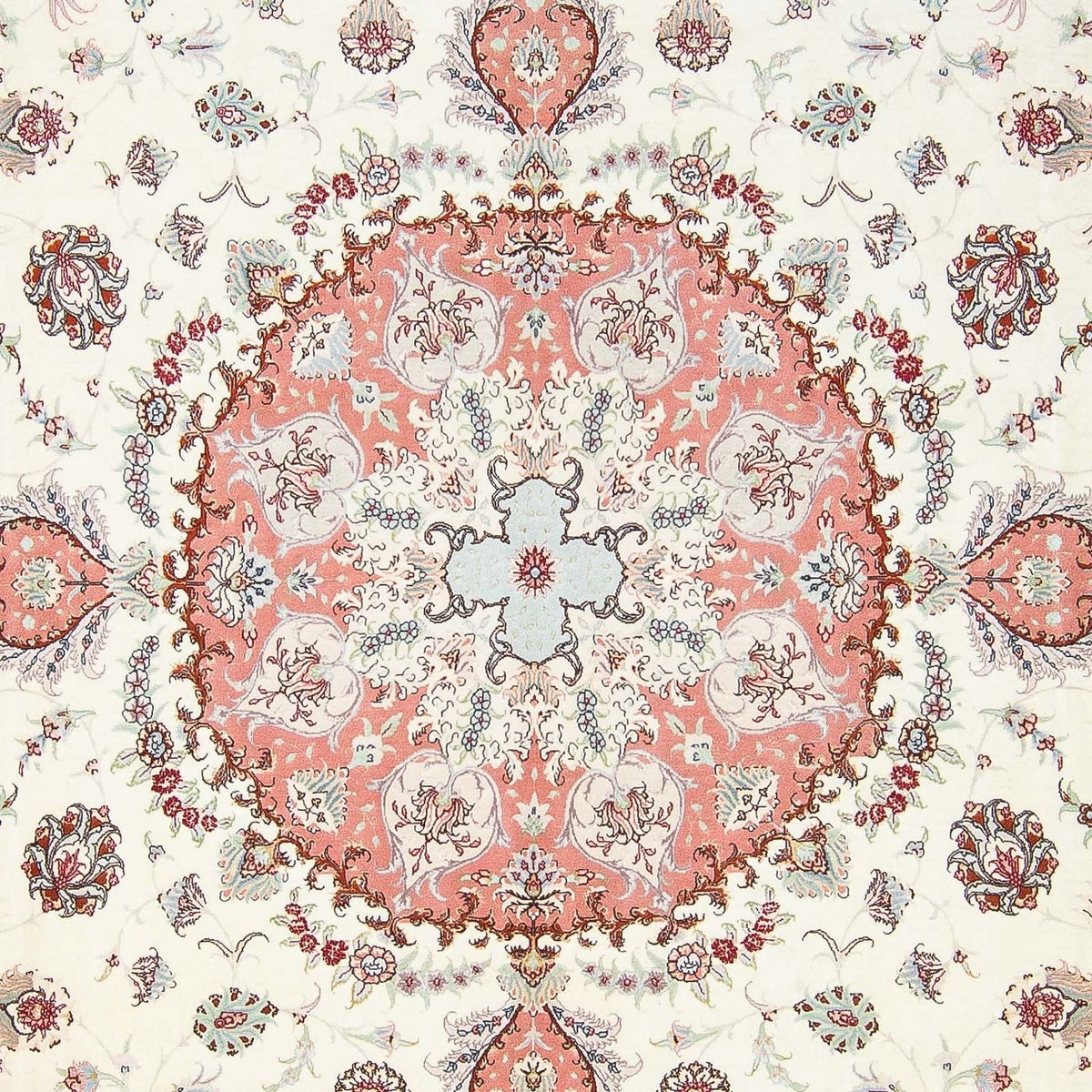 Perserteppich - Täbriz - Royal 309 x 295 cm Quadratischer Teppich