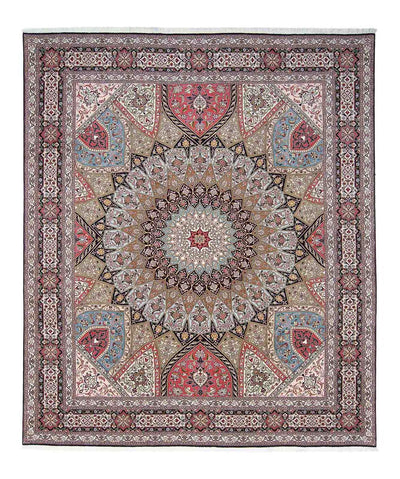 Täbriz - 50 Raj Teppich 252x303cm - Perserteppich