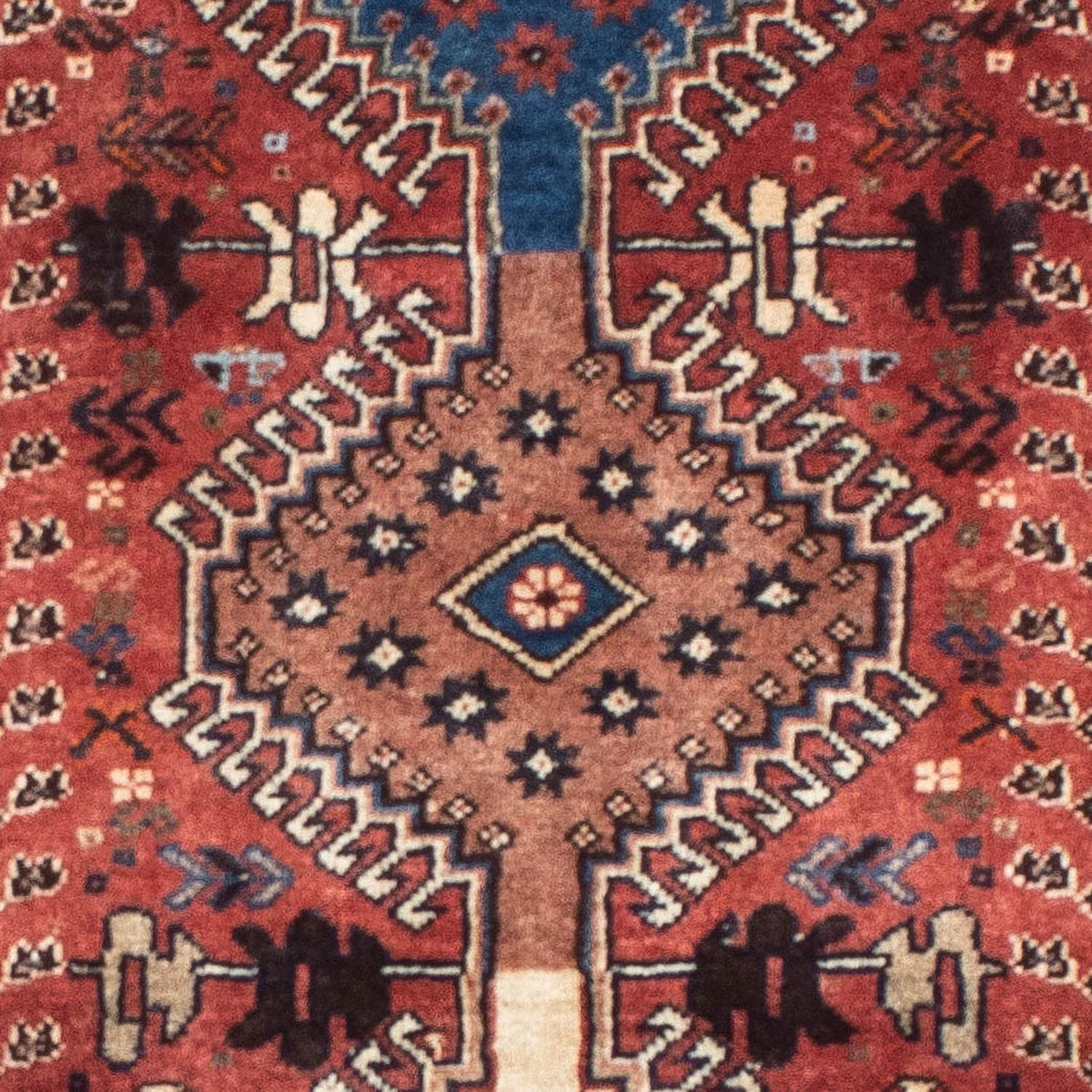 Perserteppich - Nomadic 153 x 70 cm - hellrot