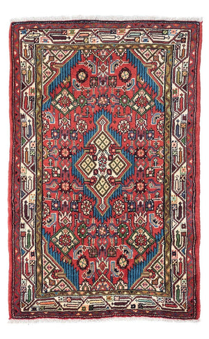 Perserteppich - Nomadic 128 x 80 cm - hellrot