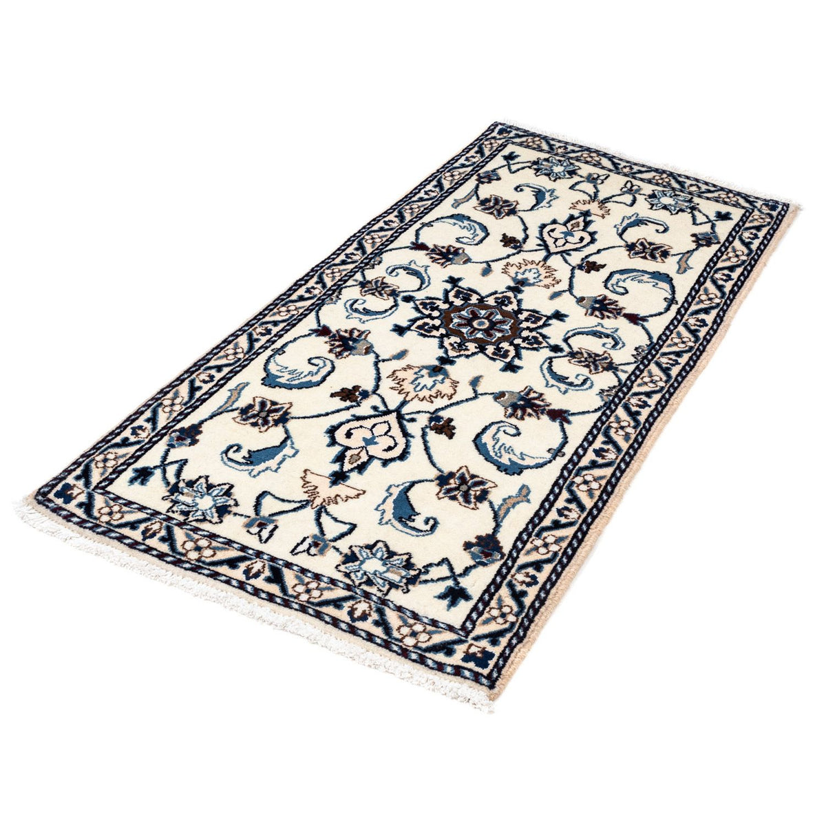 Perserteppich - Nain 139 x 68 cm - beige