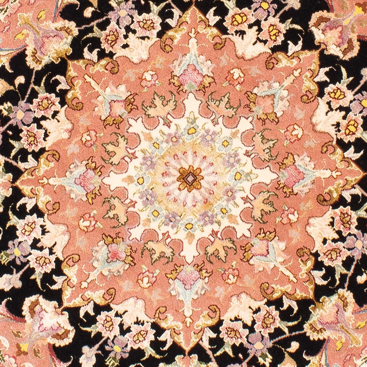 Perserteppich - Täbriz - Royal 153 x 153 cm Teppich Rund