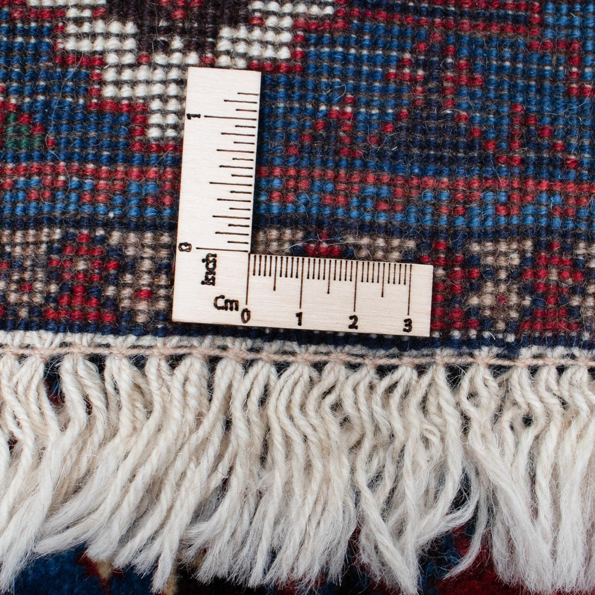 Perserteppich - Nomadic 140 x 100 cm - dunkelrot