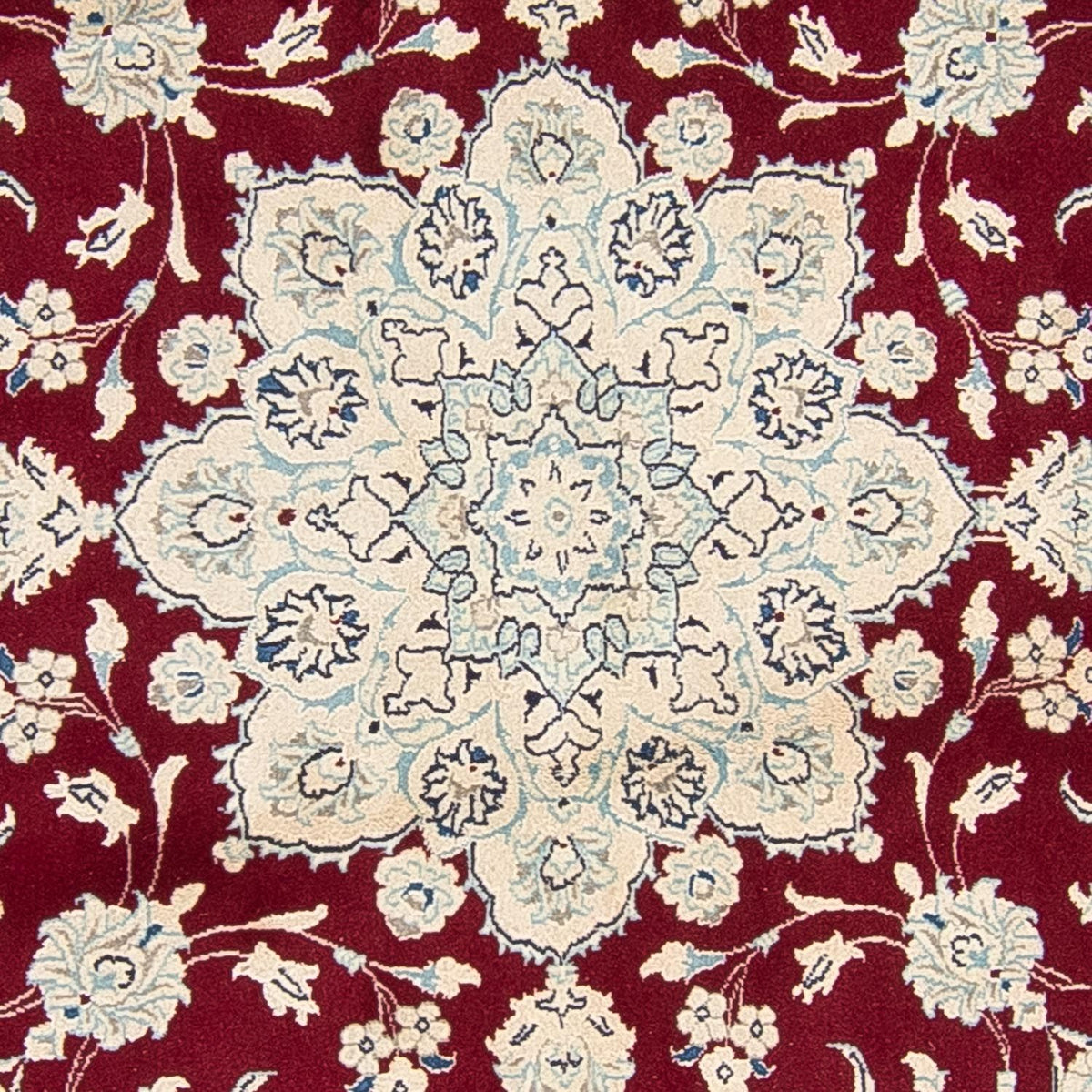 Perserteppich - Nain 245 x 245 cm - dunkelrot