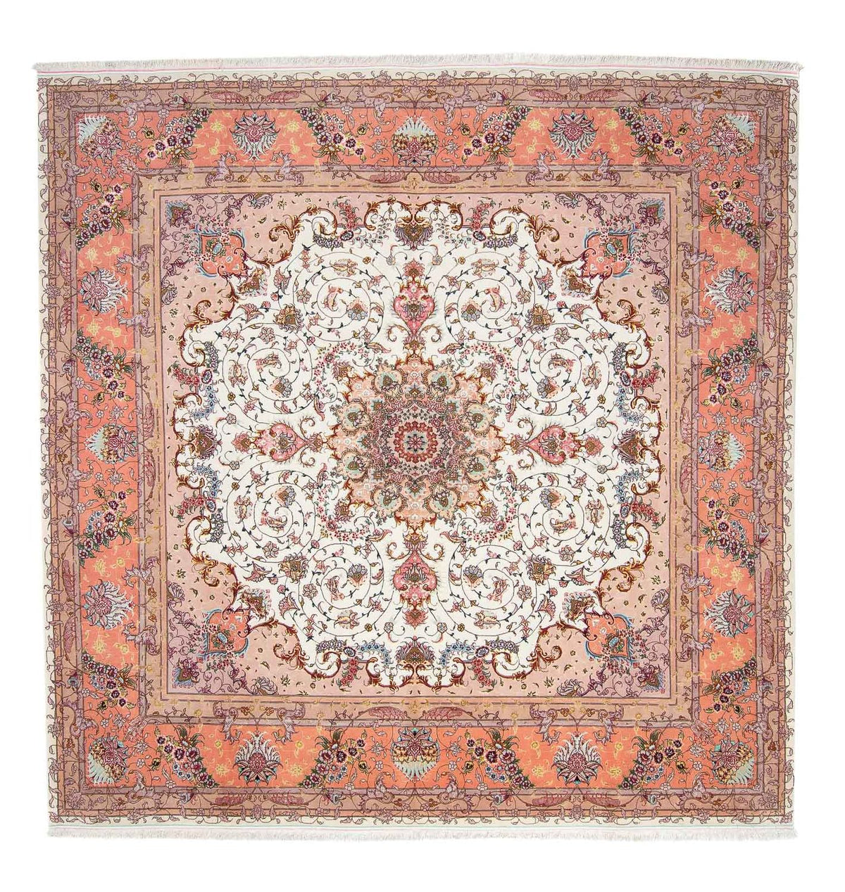 Perserteppich - Täbriz - Royal 300 x 298 cm Teppich Quadratisch
