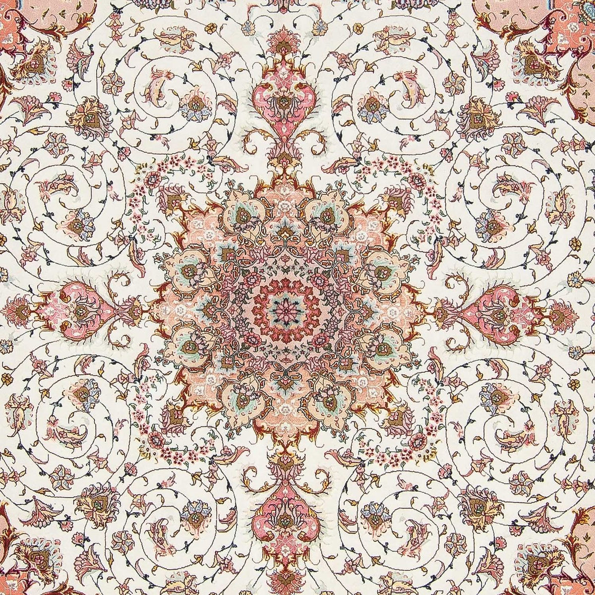 Perserteppich - Täbriz - Royal 300 x 298 cm Teppich Quadratisch