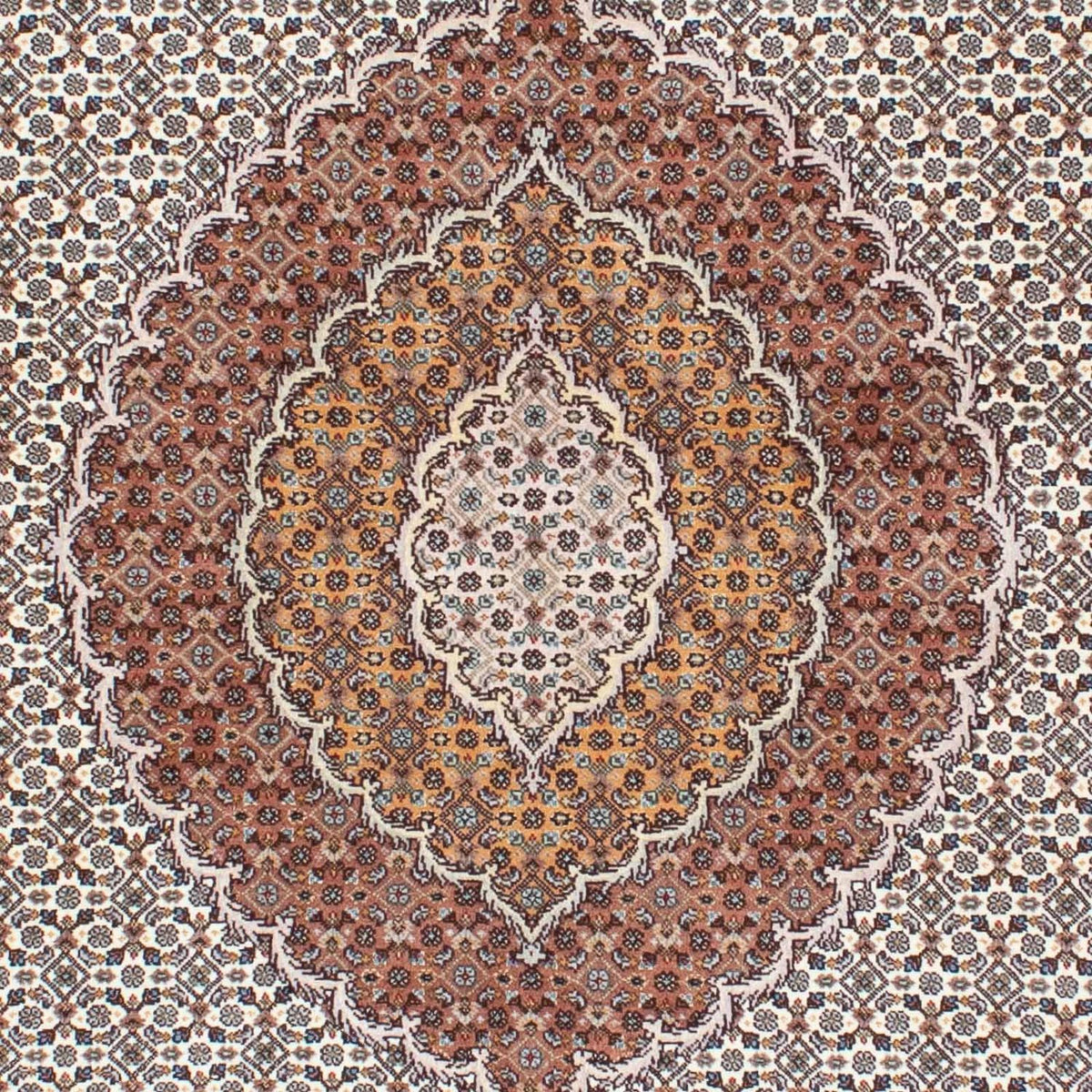 Perserteppich - Täbriz 202 x 151 cm - beige