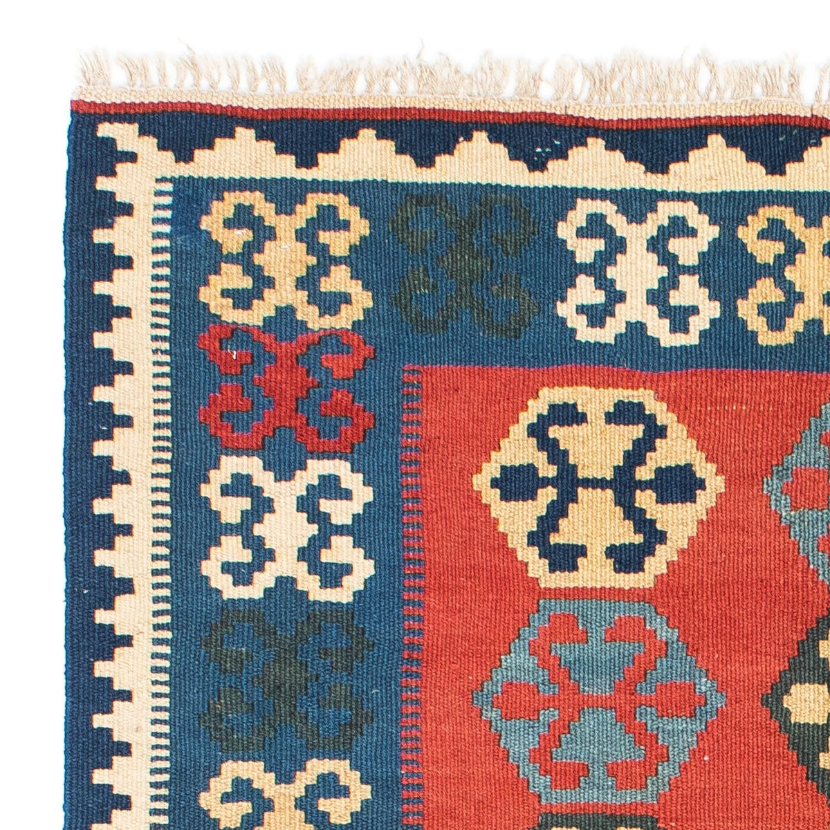 Kelim Teppich - Oriental 152 x 106 cm - rot