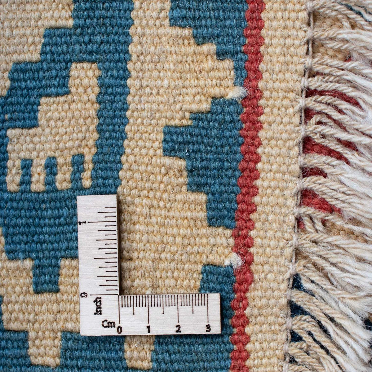 Kelim Teppich - Oriental 155 x 117 cm - blau