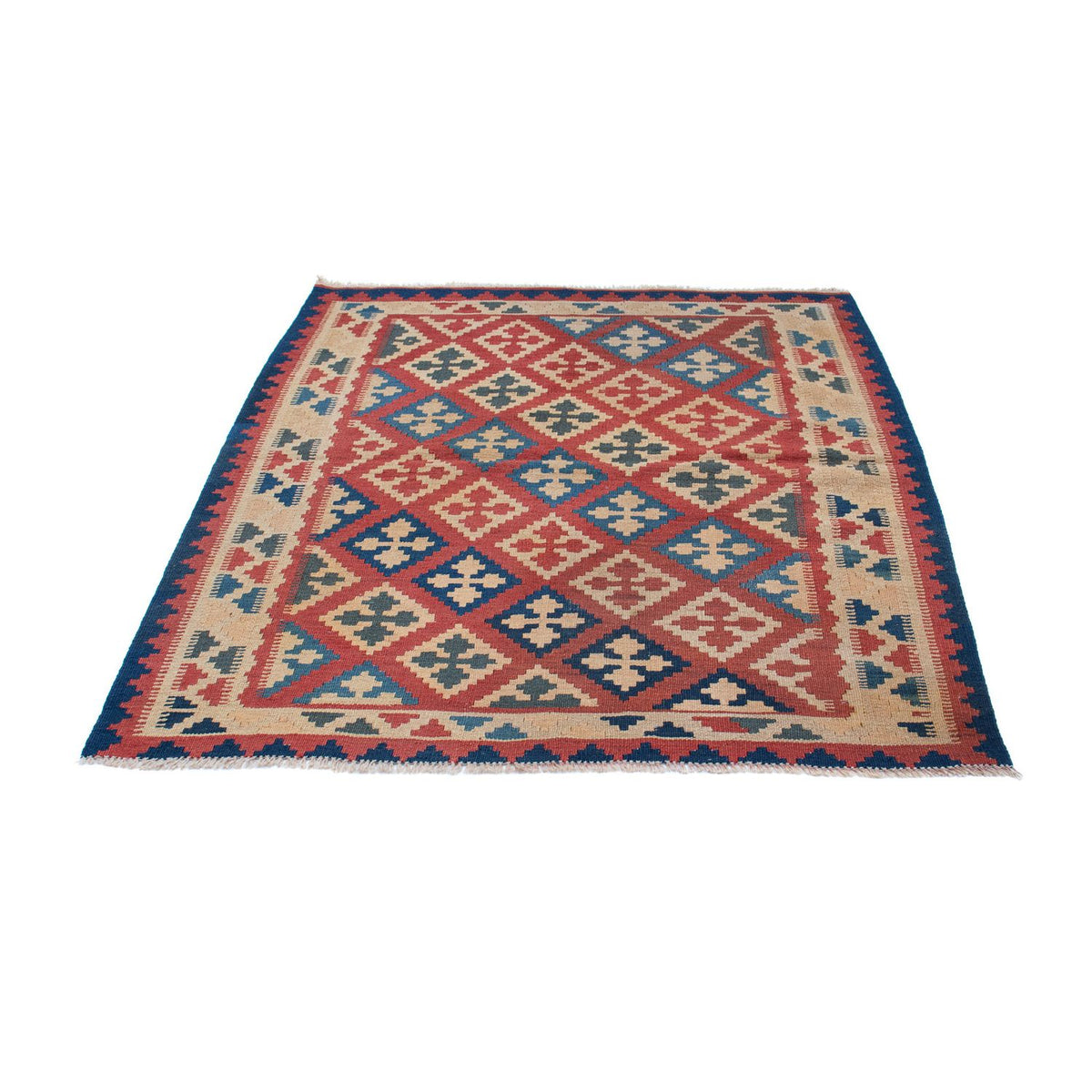 Kelim Teppich - Oriental 143 x 117 cm - mehrfarbig