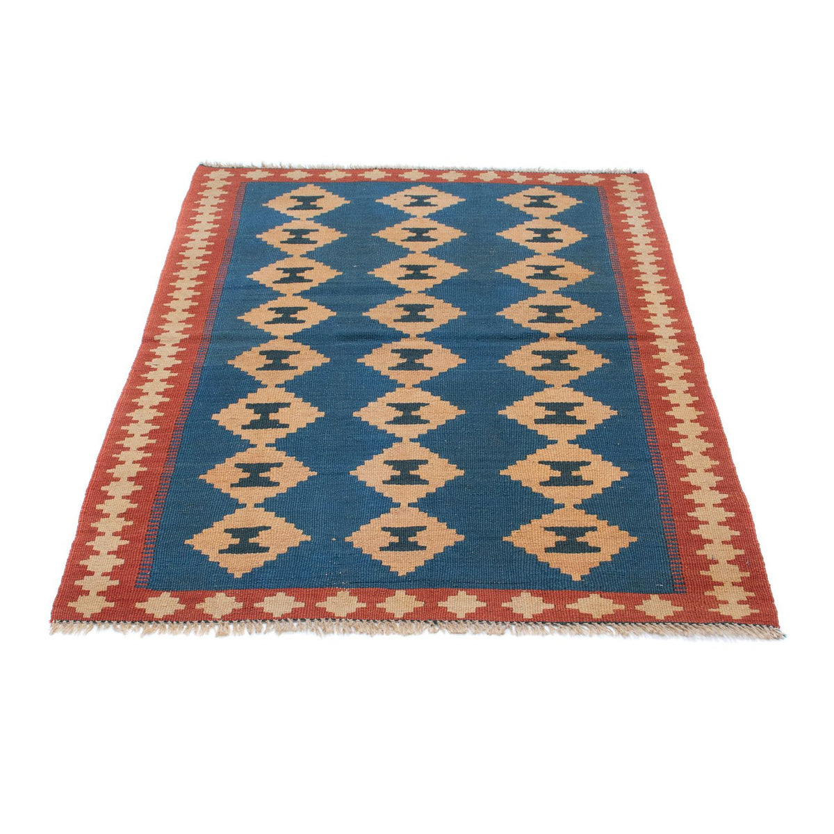 Kelim Teppich - Oriental 149 x 98 cm - blau