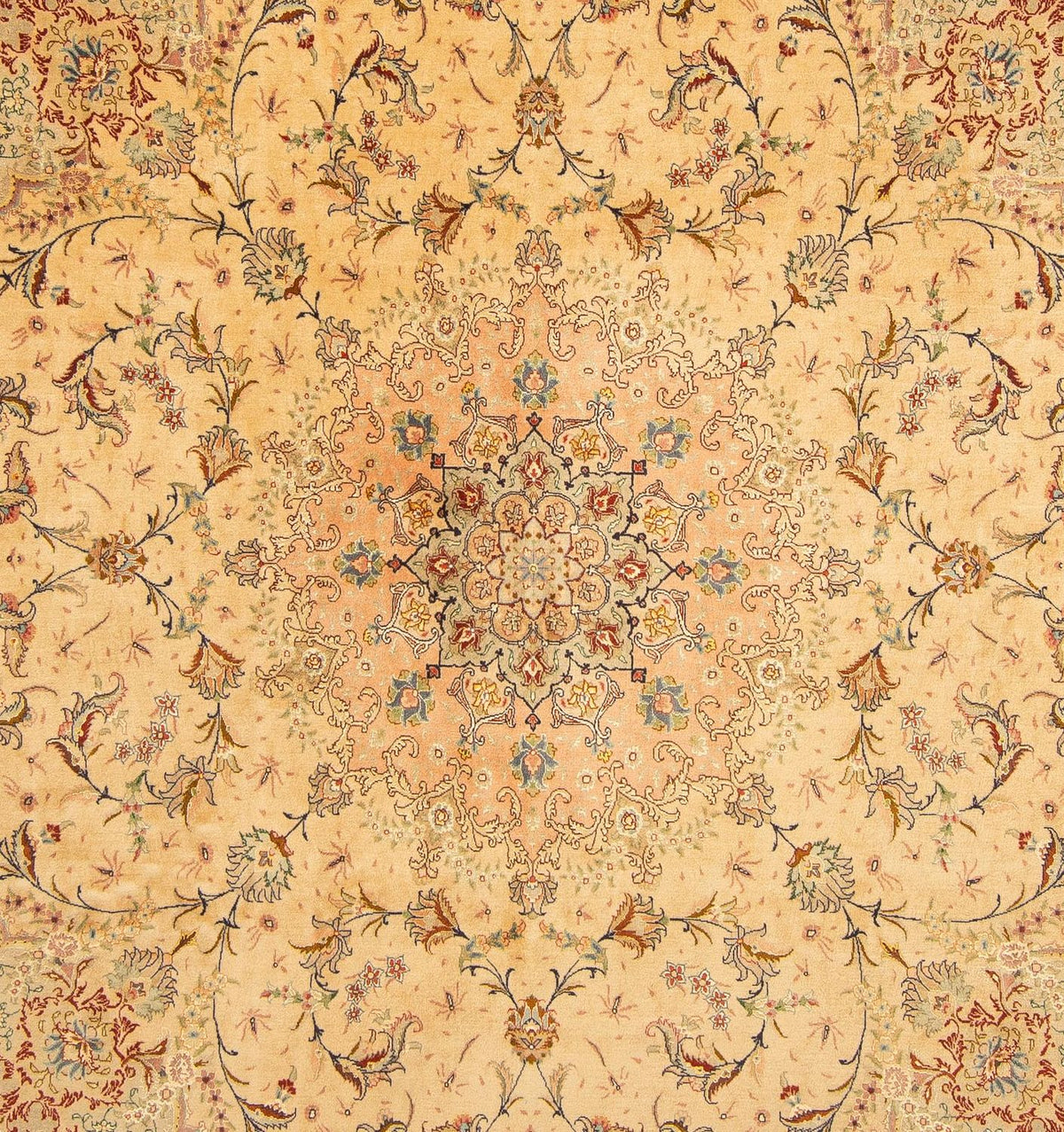 Perserteppich - Täbriz - Royal 261 x 243 cm Wohnzimmer Teppich