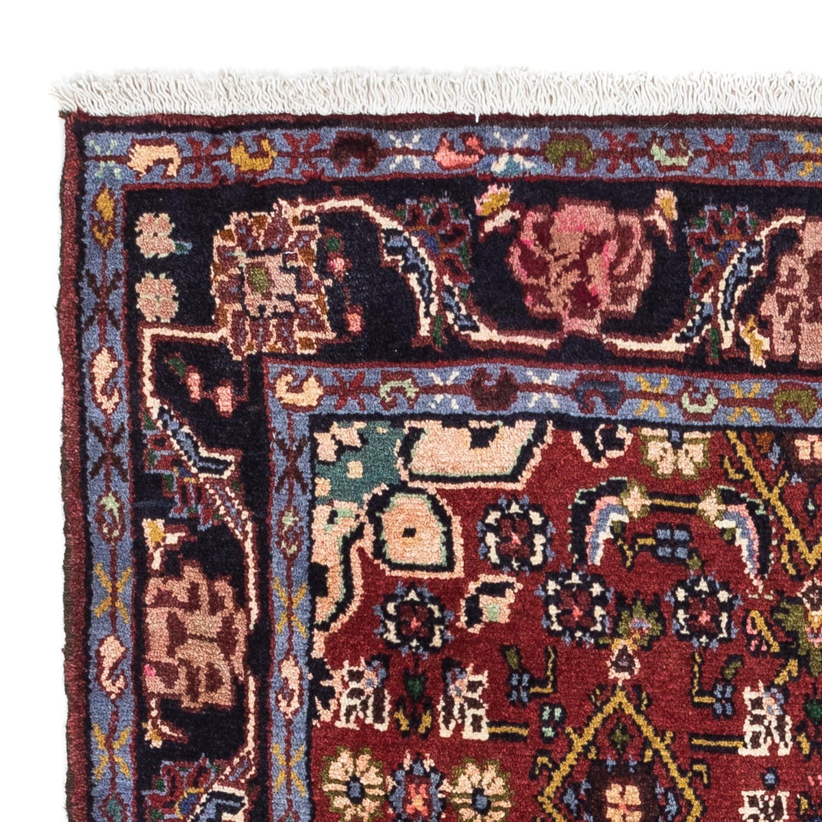Perserteppich - Nomadic 130 x 83 cm - dunkelrot