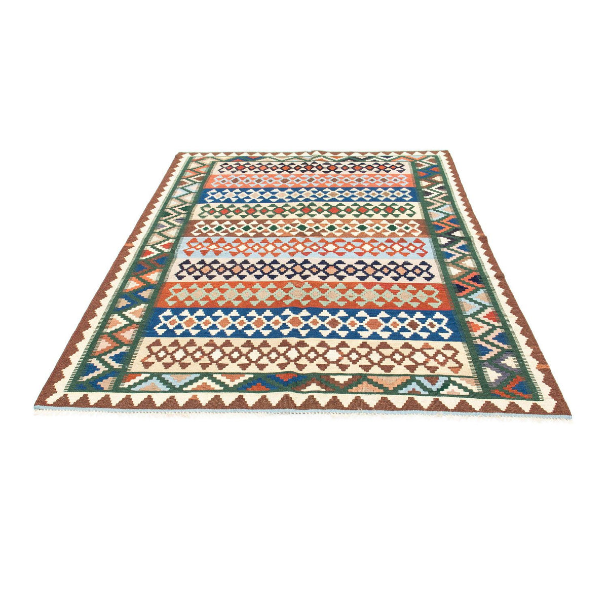 Kelim Teppich - Oriental 203 x 150 cm - beige