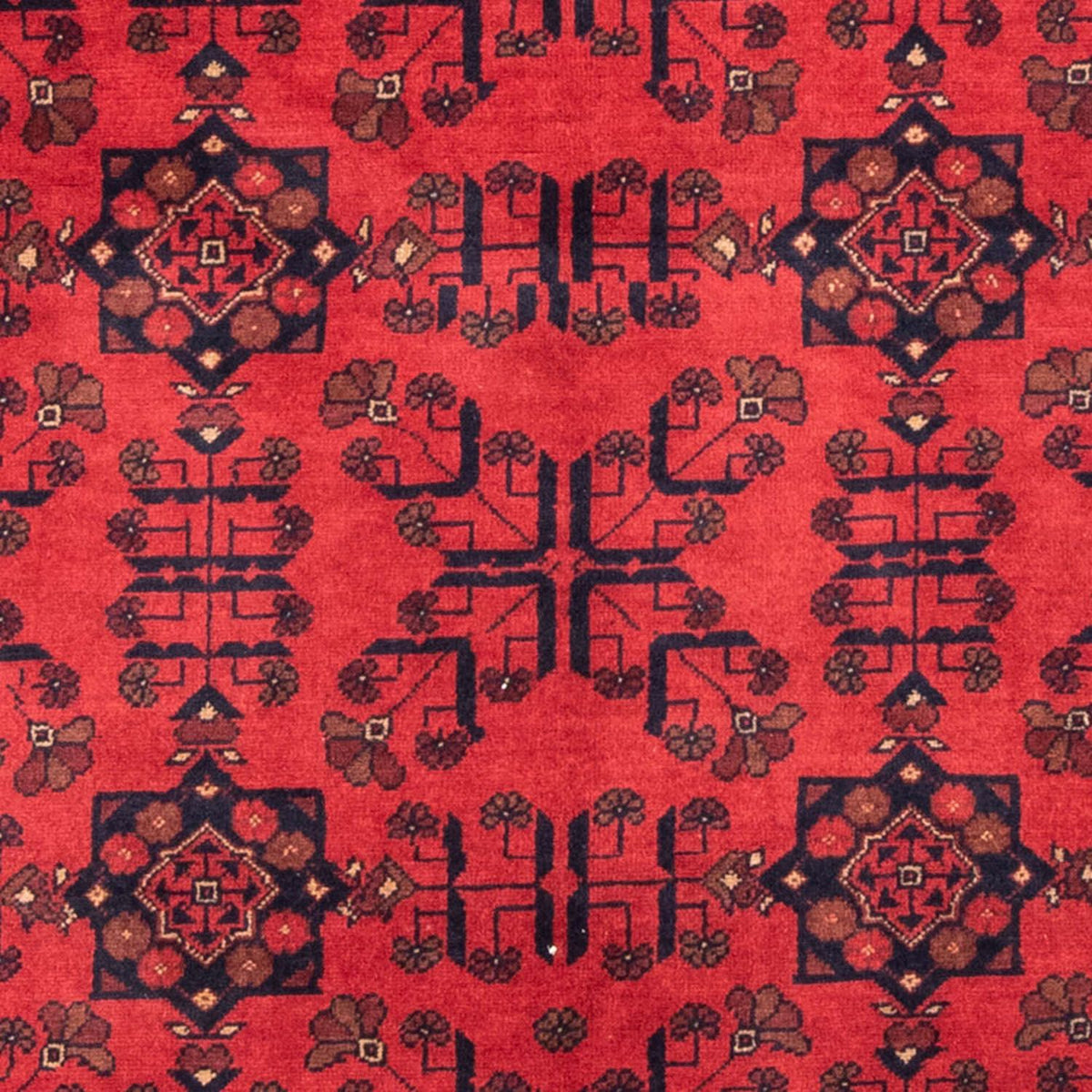 Afghan Teppich - Kunduz 184 x 127 cm - rot