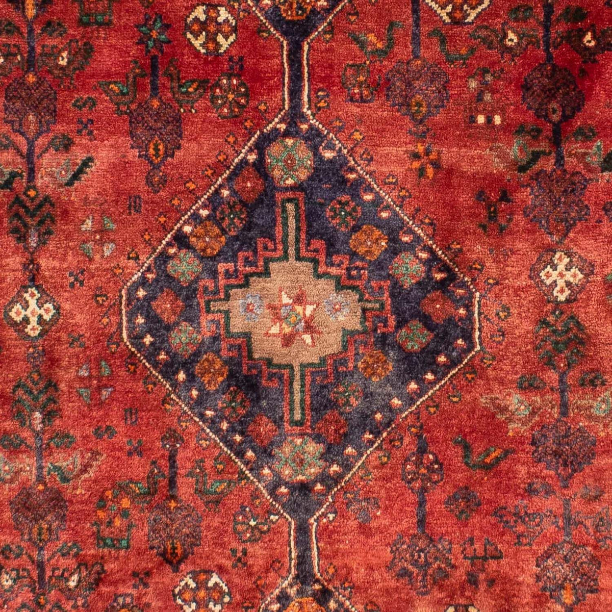 Perserteppich - Nomadic 306 x 212 cm - rot