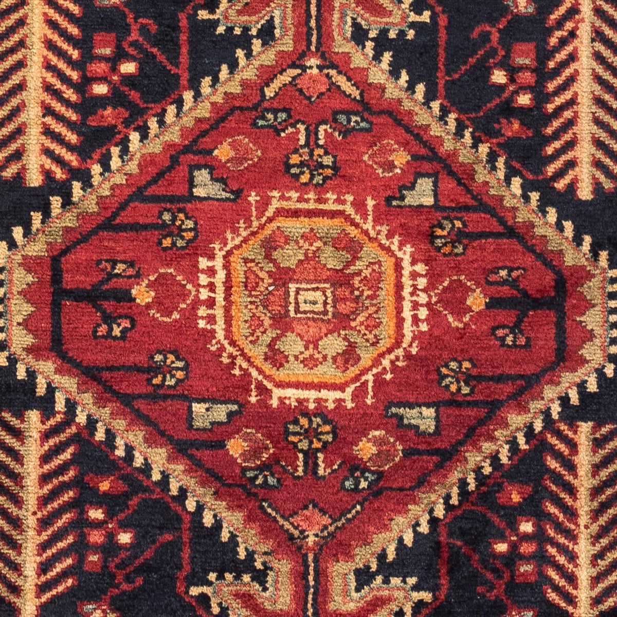 Perserteppich - Nomadic 126 x 76 cm - rot