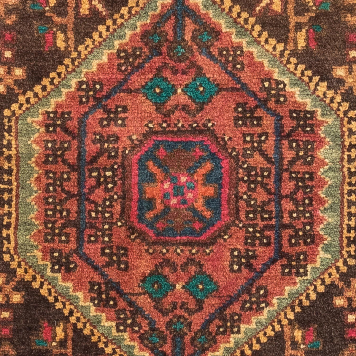 Perserteppich - Nomadic 120 x 80 cm - hellrot