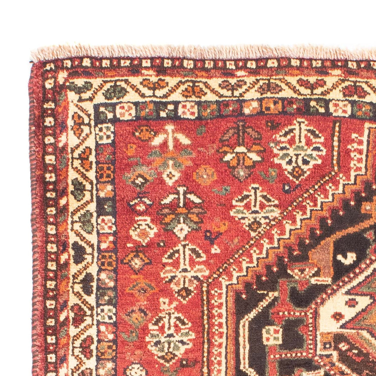 Perserteppich - Nomadic 153 x 106 cm - dunkelrot