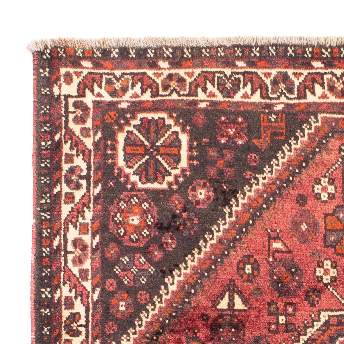 Perserteppich - Nomadic 164 x 118 cm - dunkelrot