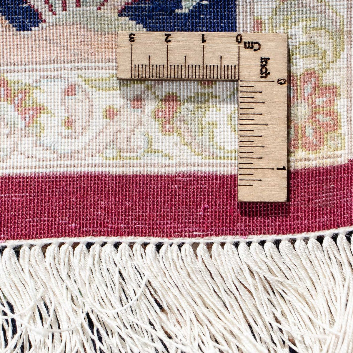 Perserteppich - Ghom 87 x 59 cm - dunkelblau