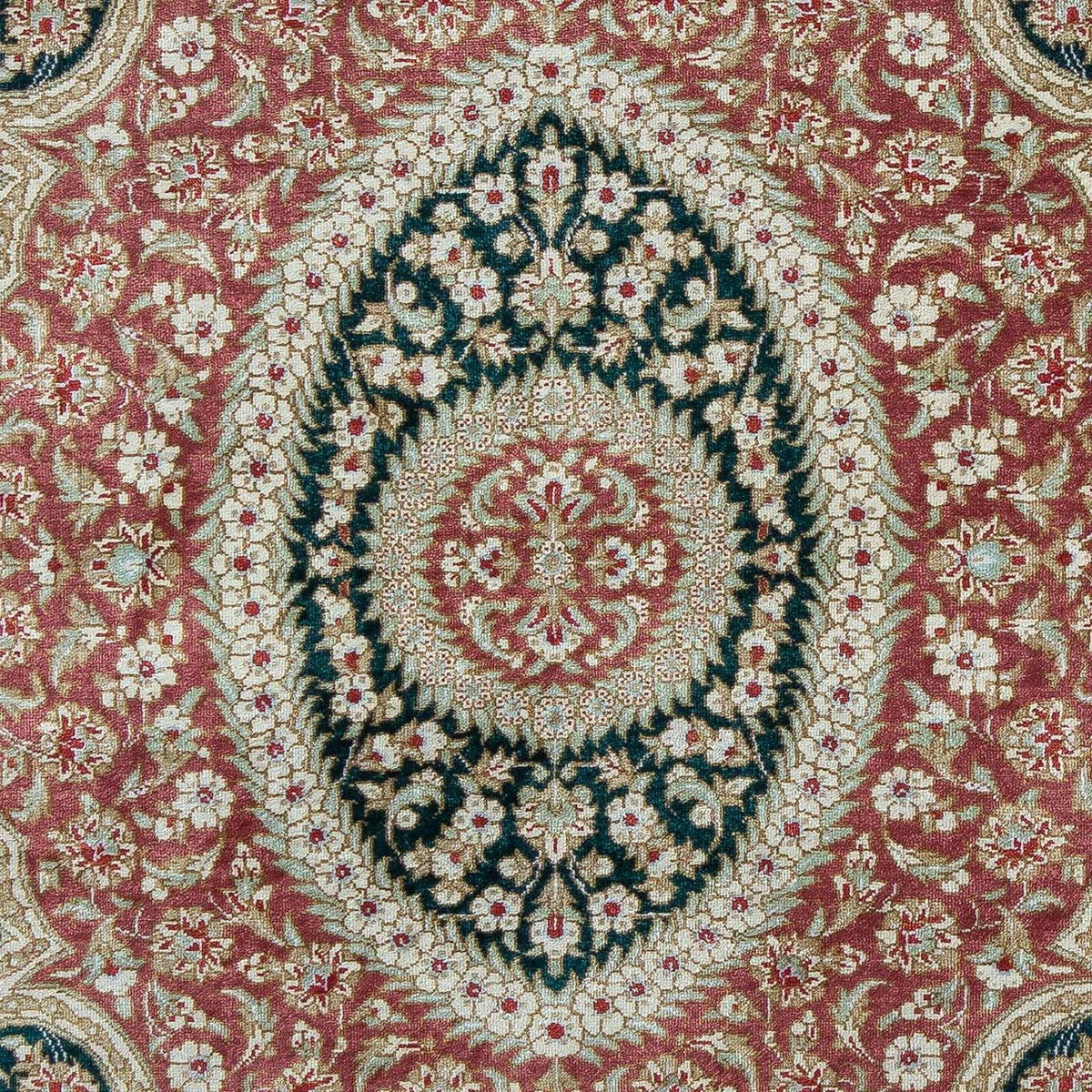 Perserteppich - Ghom 85 x 58 cm - dunkelblau