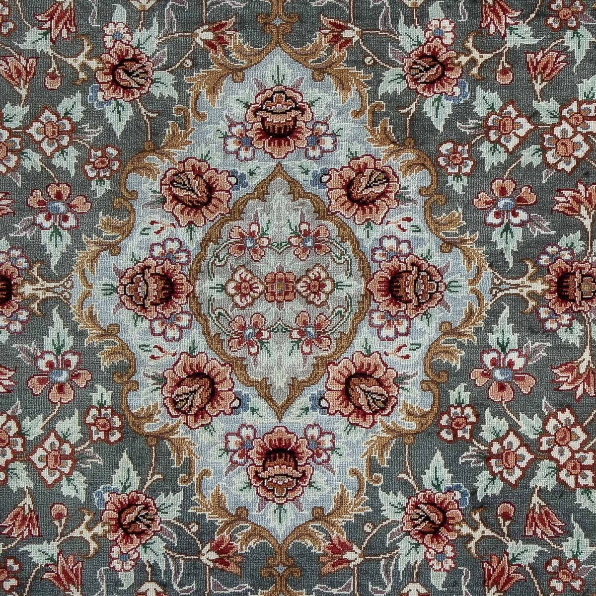 Perserteppich - Ghom 77 x 56 cm - mehrfarbig