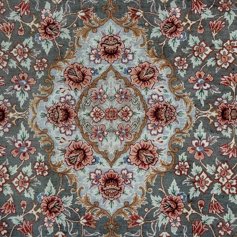 Perserteppich - Ghom 77 x 56 cm - mehrfarbig