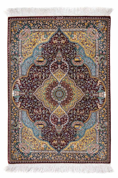 Ghom Teppich 60x87cm - Perserteppich