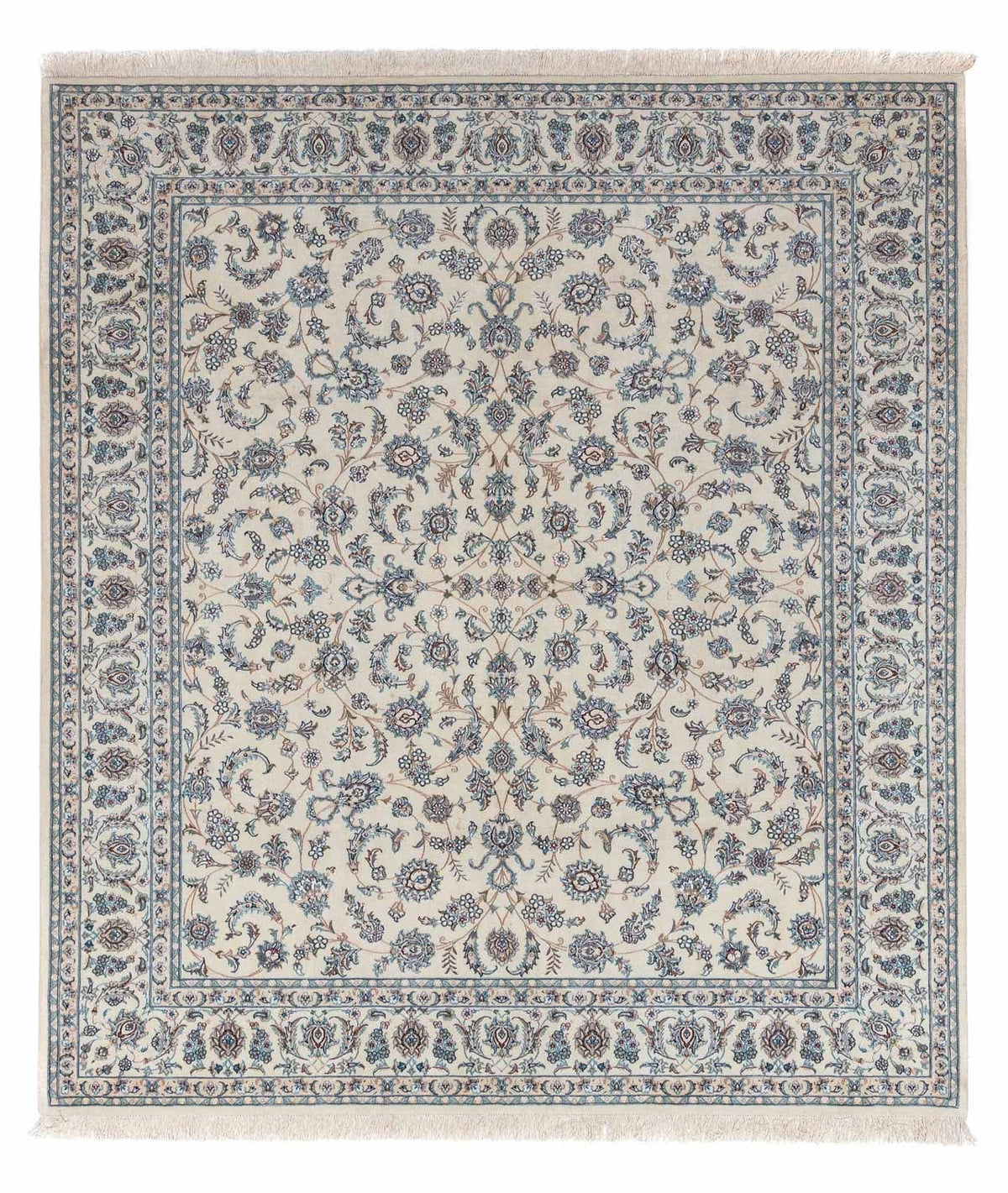 Perserteppich - Nain - Royal 300 x 250 cm - silber